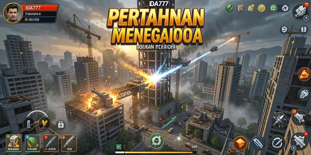 Gameplay <strong>IDA777</strong> yang mendebarkan dalam genre Tower Defense.