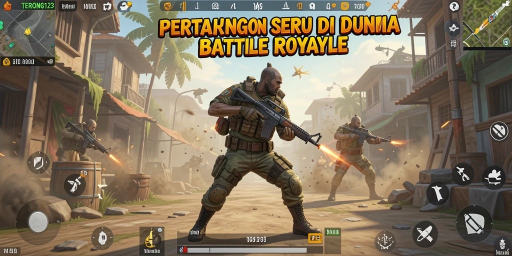 Tangkap momen aksi seru di dunia Battle Royale.