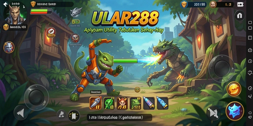 Tampilan utama ULAR288 dengan fitur Utility yang memudahkan hidup.