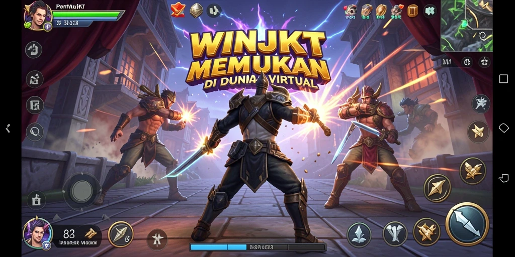 Tampilan gameplay Fighting yang seru dan kompetitif di WINJKT.